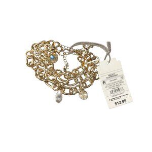 Nwt A New Day Target Gold-tone Charm Style Bracelet Fashion Accessories